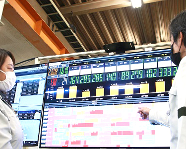 現場でのコミュニケーションの様子