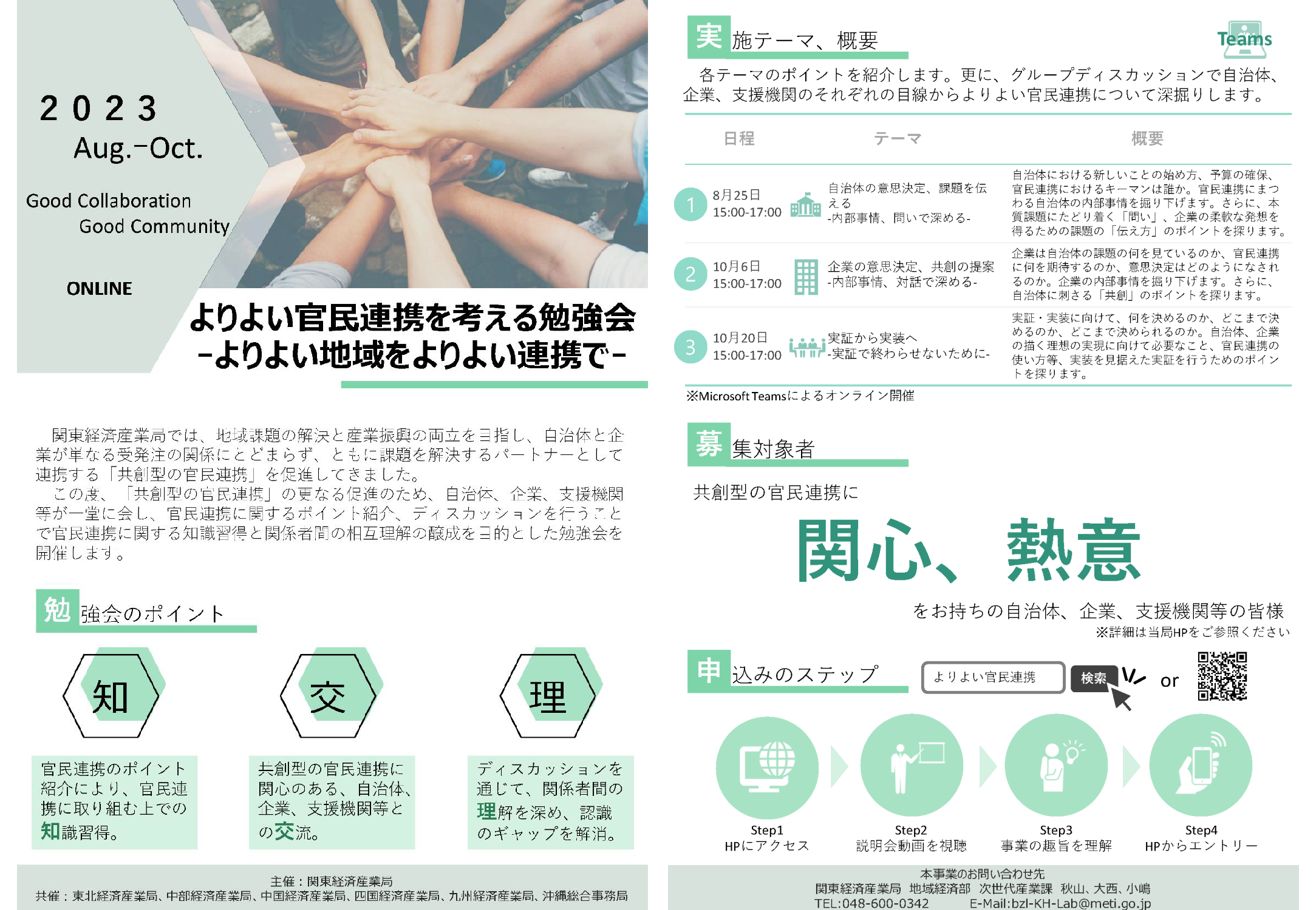 よりよい官民連携を考える勉強会 -よりよい地域をよりよい連携で-