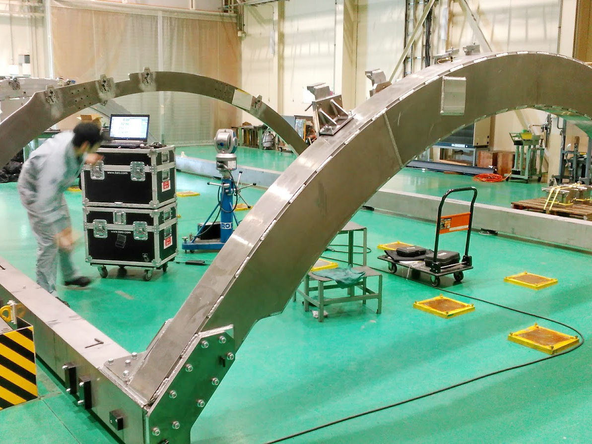 航空機組立用治具（全長9m）