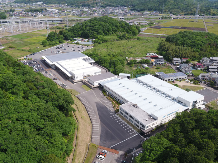 空からみた工場の様子