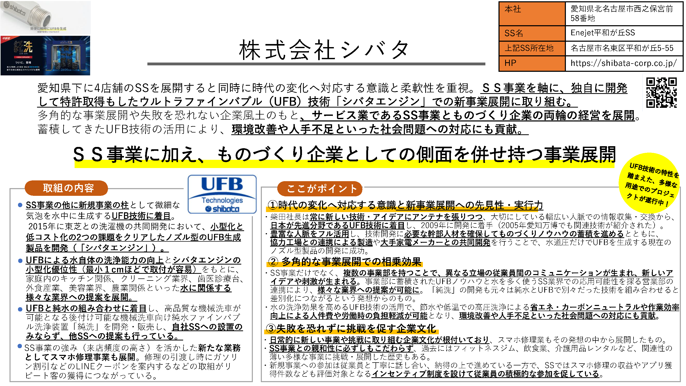 株式会社シバタの取組事例