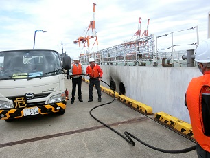 給油準備作業